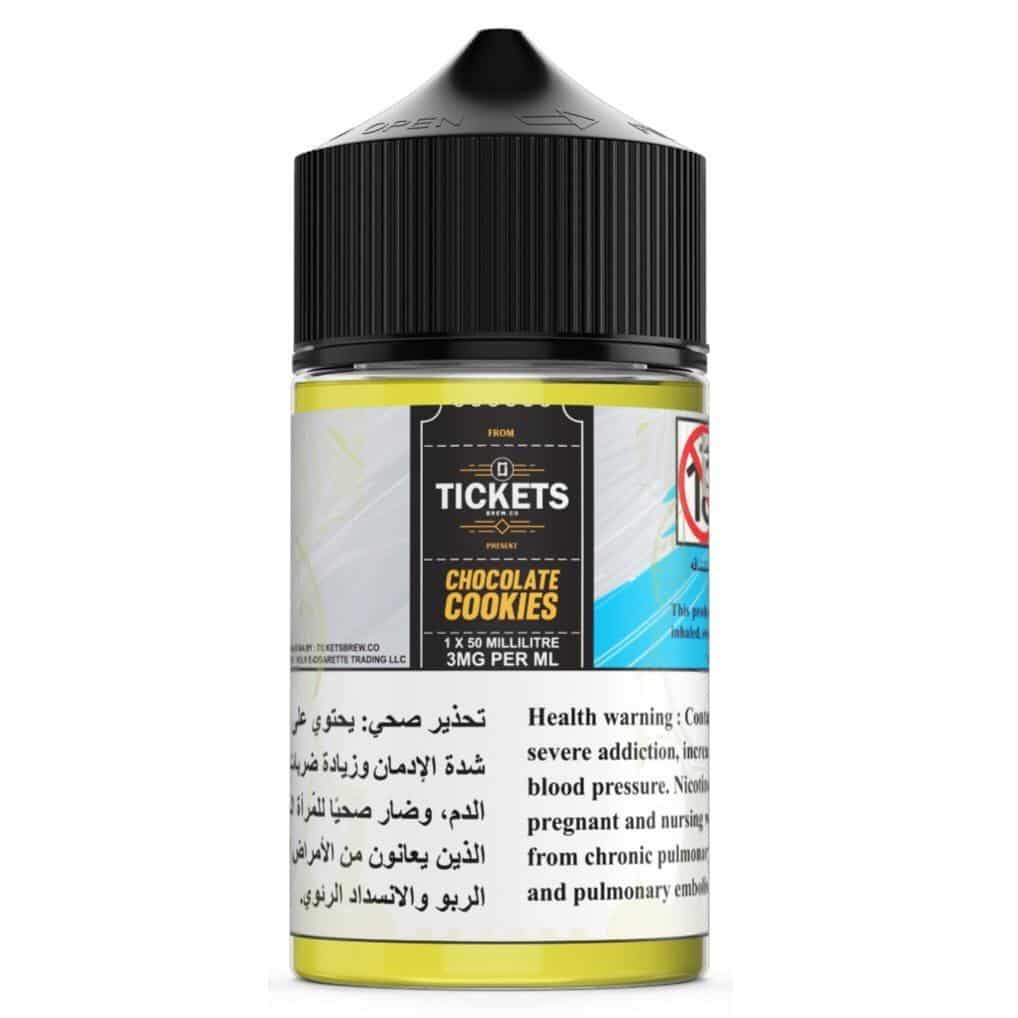 Chocolate Cookie E juice by Tickets Brew Co