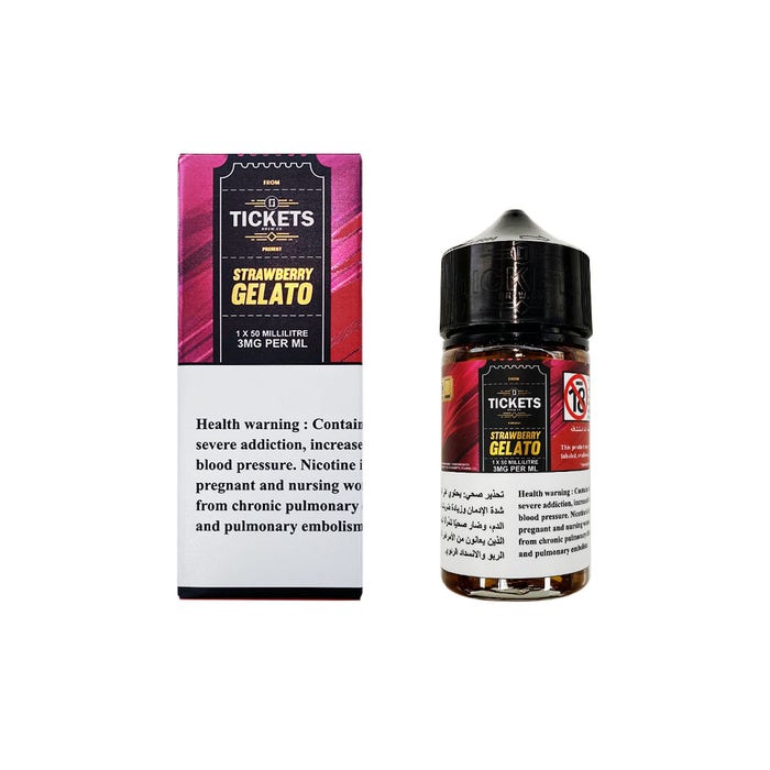 Strawberry Gelato E liquid by Tickets Brew Co