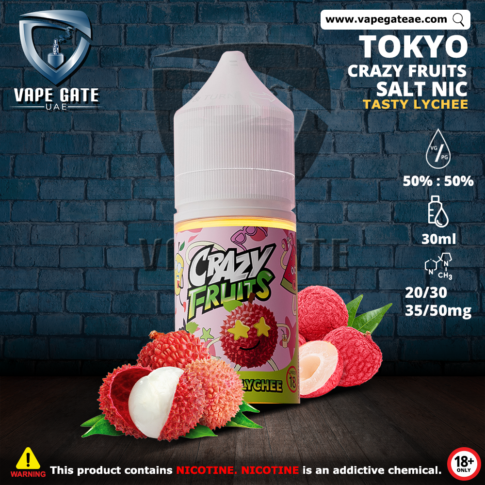 Tokyo Crazy Fruits Tasty Lychee Saltnic 30ml
