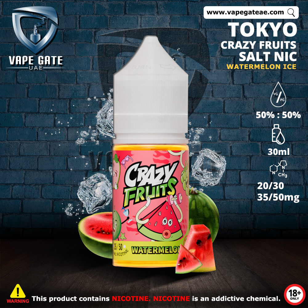 Tokyo Crazy Fruits Watermelon Saltnic 30ml