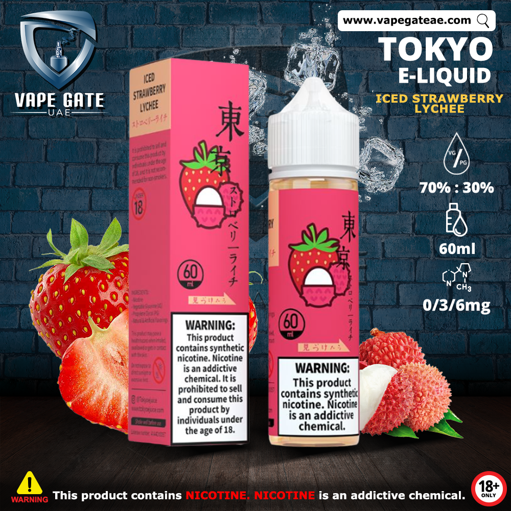 Tokyo Iced Strawberry Lychee E Liquid