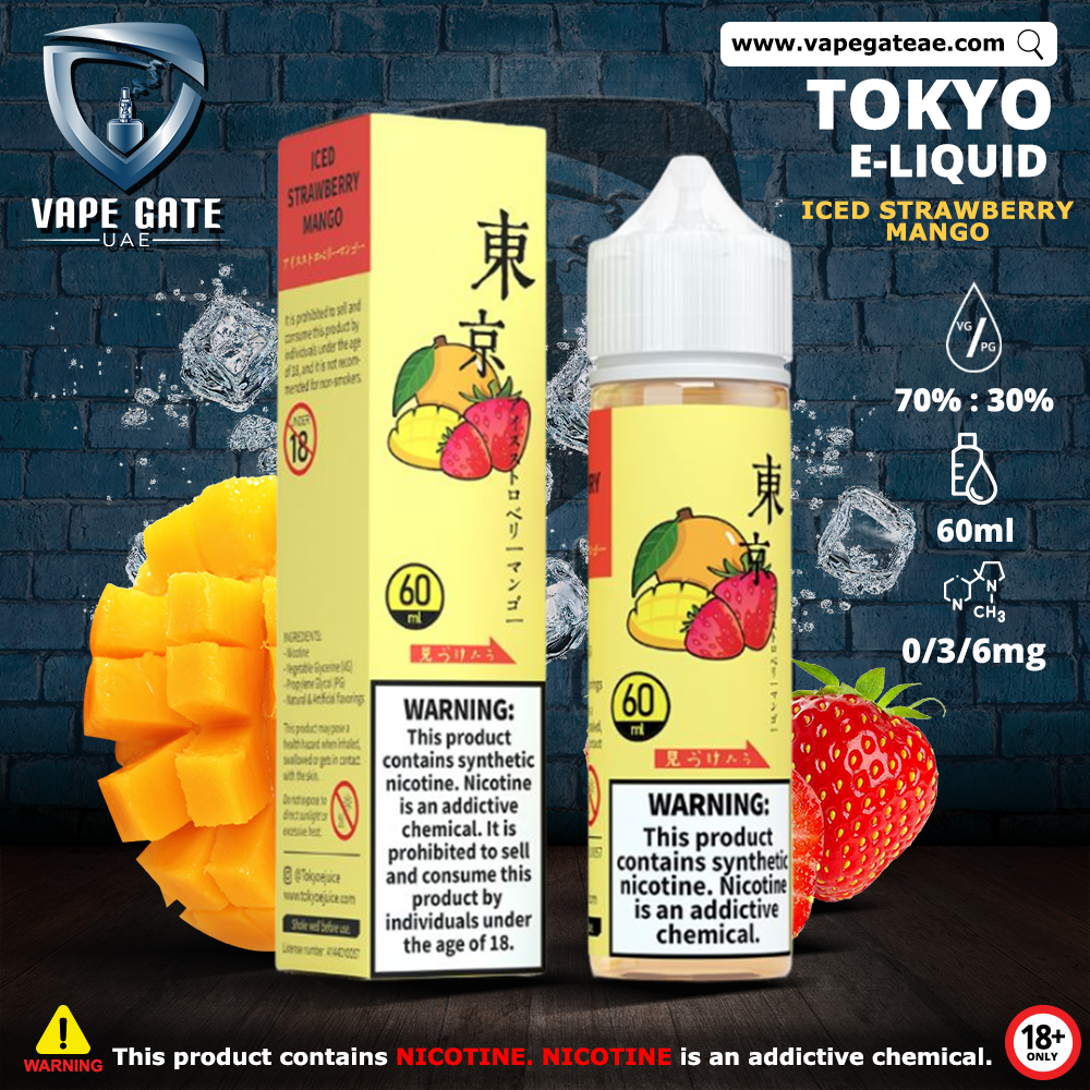 Tokyo Iced Strawberry Mango E Liquid