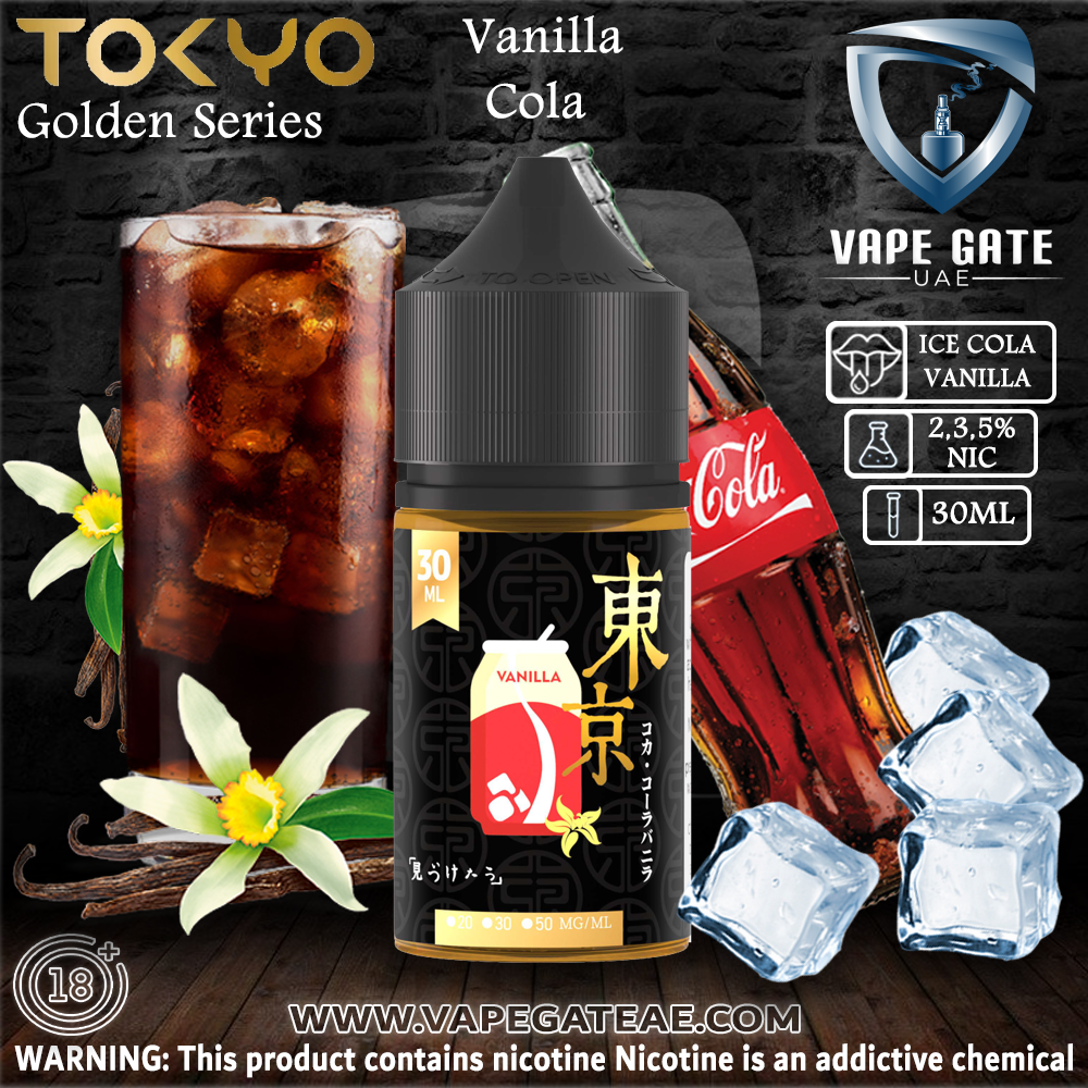 Tokyo Golden Series Vanilla Cola Saltnic 30ml