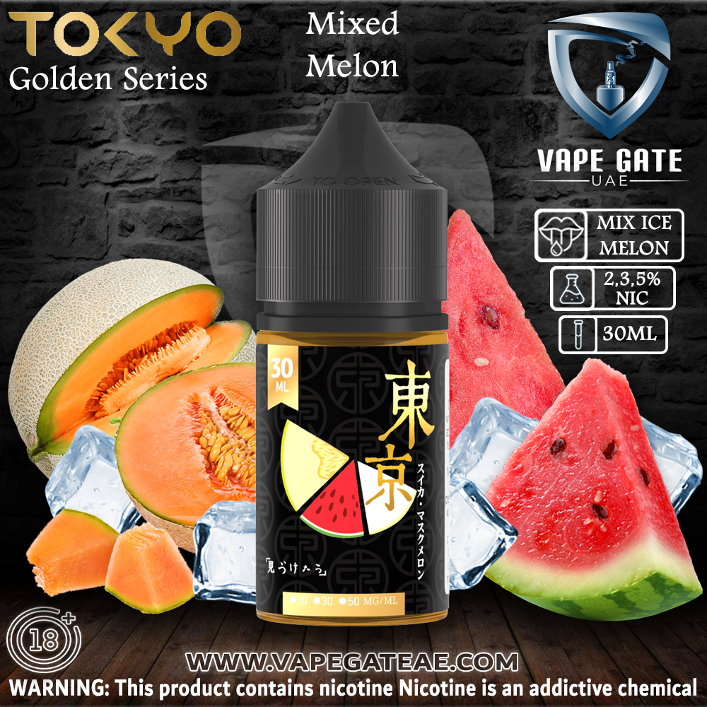 Tokyo Golden Series Mixed Melon Saltnic 30ml