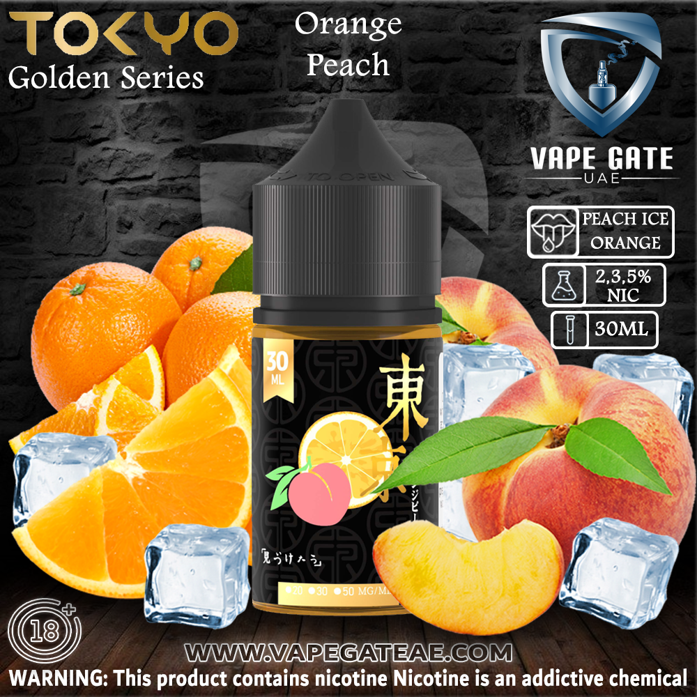 Tokyo Golden Series Orange Peach Saltnic 30ml