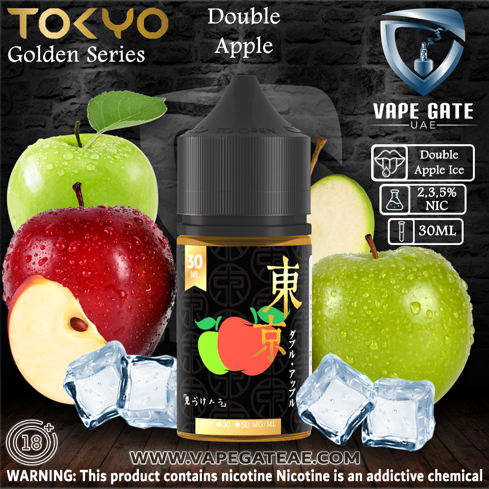 Tokyo Golden Series Double Apple Saltnic 30ml