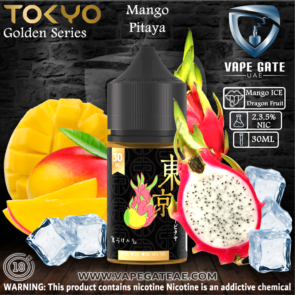 Tokyo Golden Series Mango Pitaya Saltnic 30ml