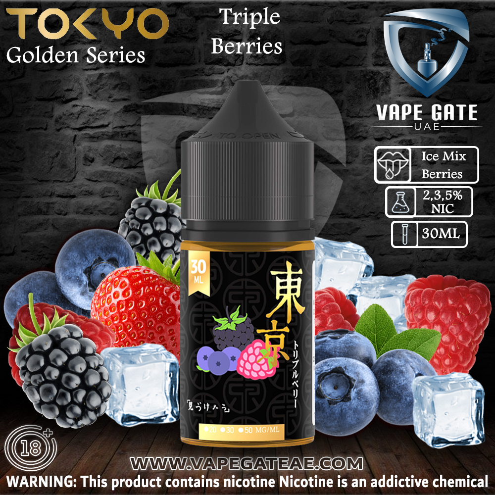 Tokyo Golden Series Triple Berries Saltnic 30ml