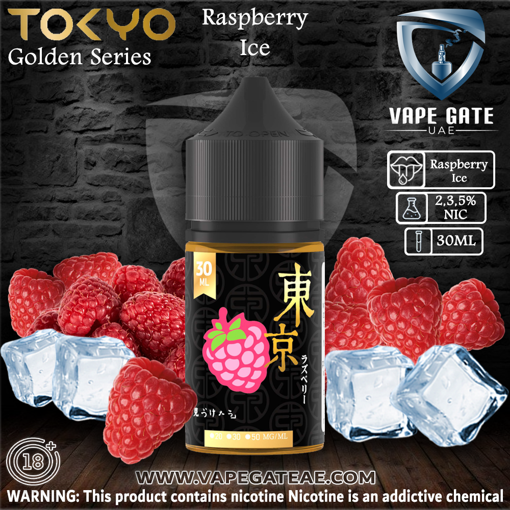 Tokyo Golden Series Raspberry Ice Saltnic 30ml