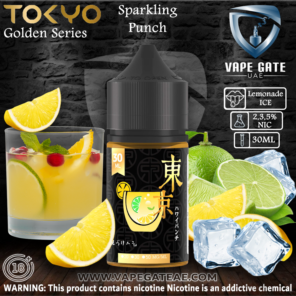 Tokyo Golden Series Sparkling Punch Saltnic 30ml
