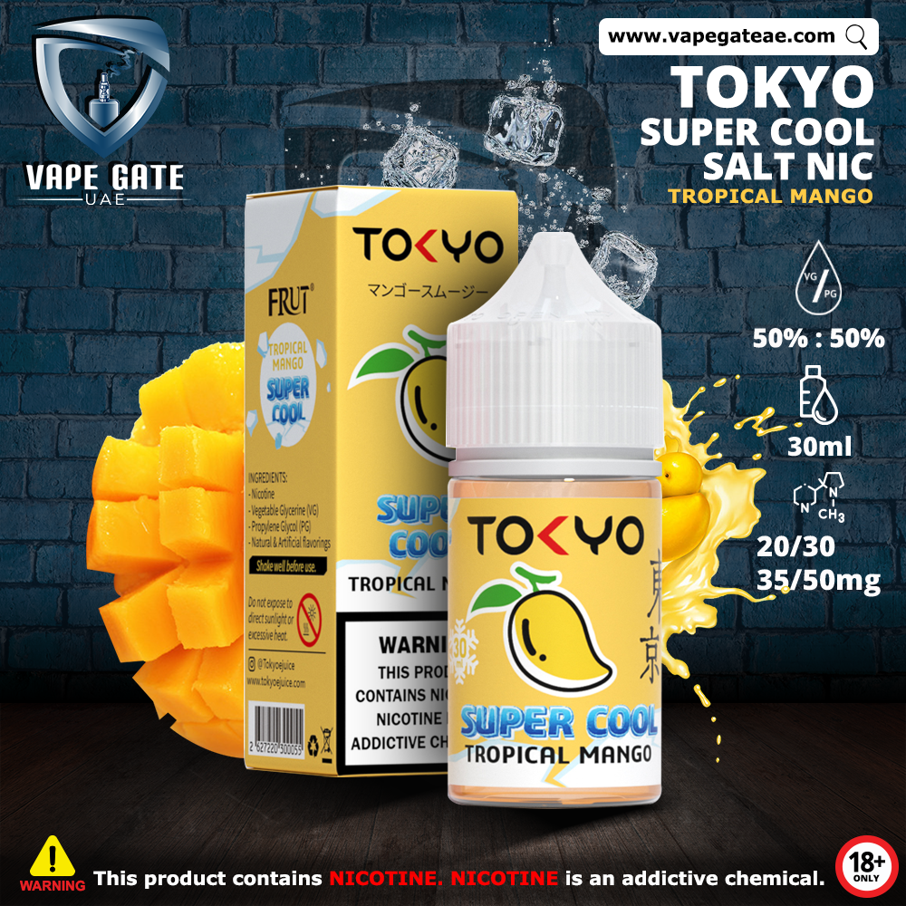 Tokyo Super Cool Tropical Mango Saltnic 30ml