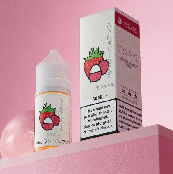 Tokyo Iced Strawberry Lychee Saltnic 30ml