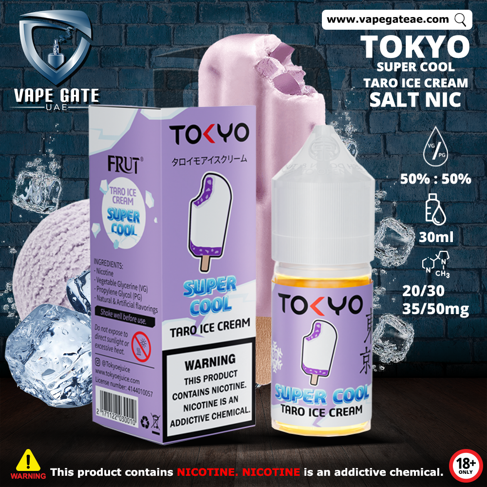 Tokyo Super Cool Taro Ice Cream Saltnic 30ml