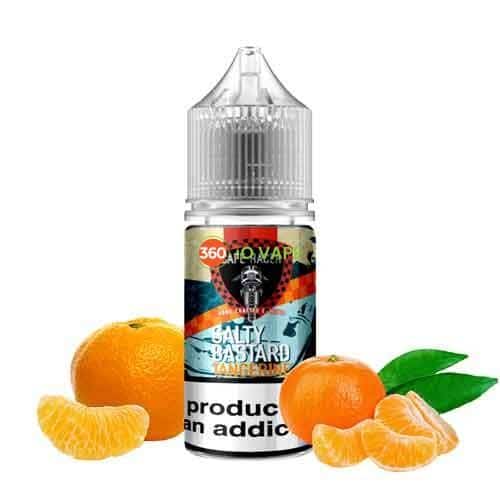 Salty Bastard Tangerine 30ml SaltNic By Cafe Racer E-Liquid