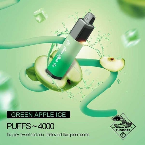 TUGBOAT MEGA FLOW VAPE DISPOSABLE PODS (4000 Puffs)