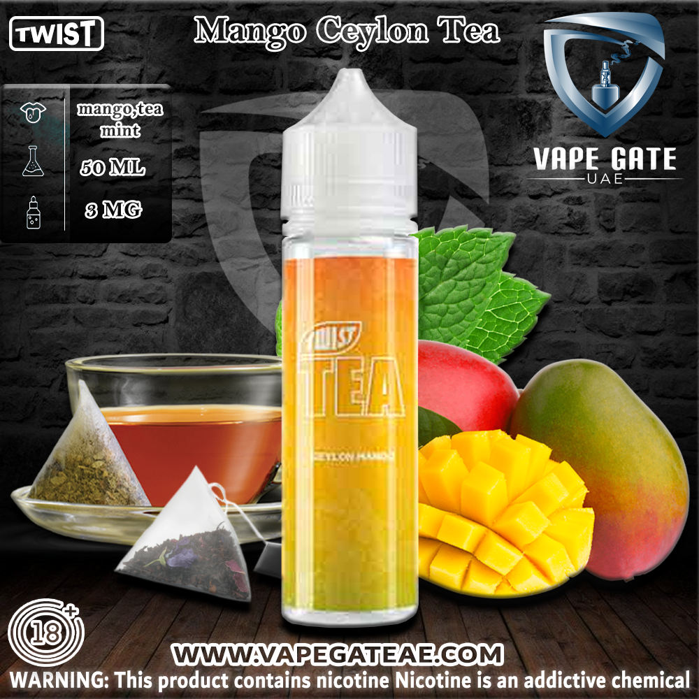 Mango Ceylon Tea 50ml Ejuice by Twist Tea PGVG