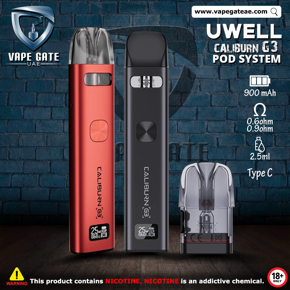 Uwell Caliburn G3 Pod System Kit 900mAh