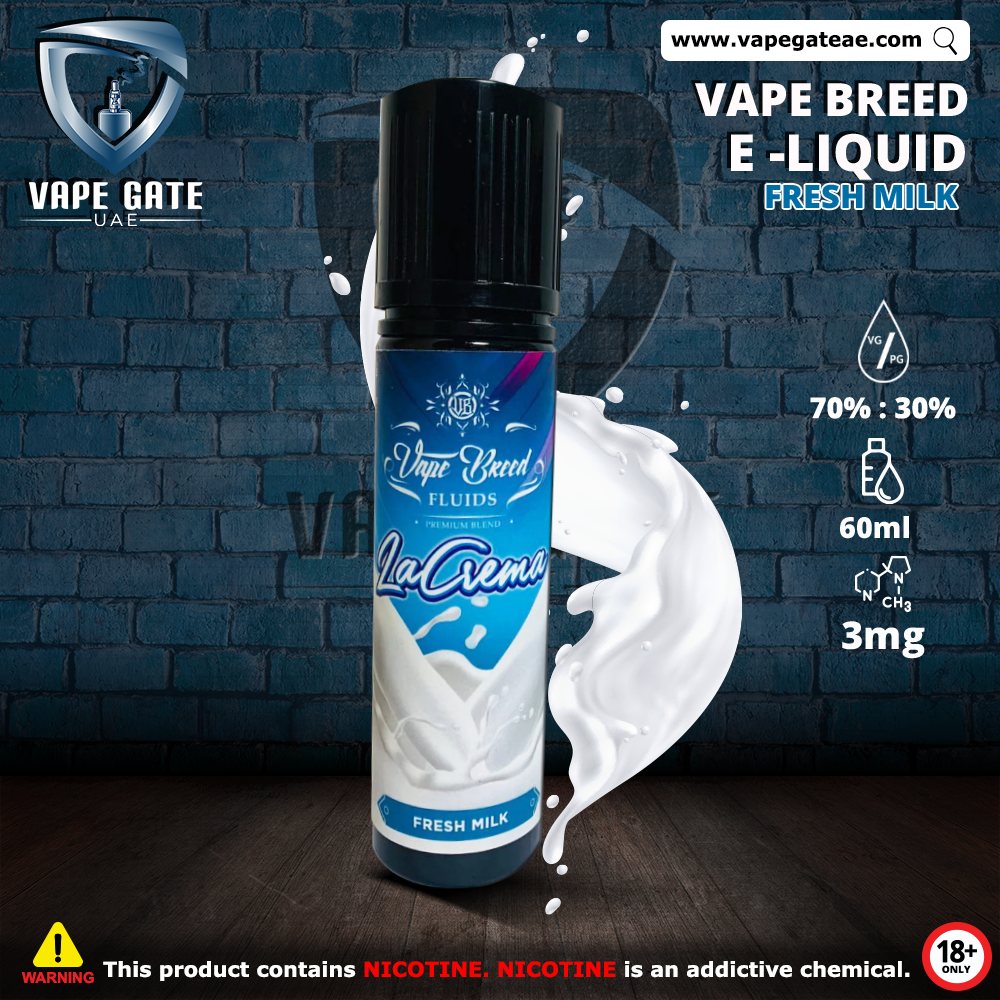 Fresh Milk La Crema -  Vape Breed Fluids