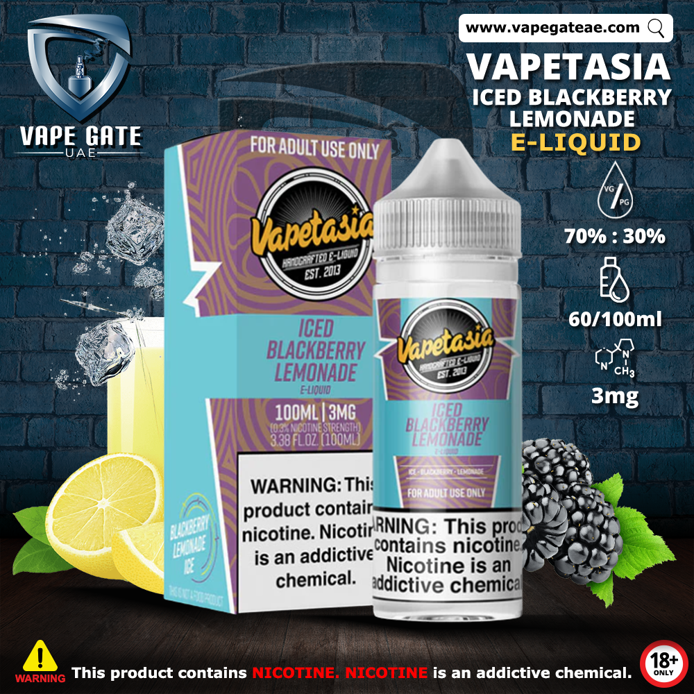 Iced Blackberry Lemonade 60ml by Vapetasia