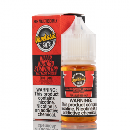 Killer Kustard Strawberry 30ml SaltNic - Vapetasia