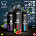 VEIIK MICKO Q DISPOSABLE Vape 5500 PUFFS (30mg)