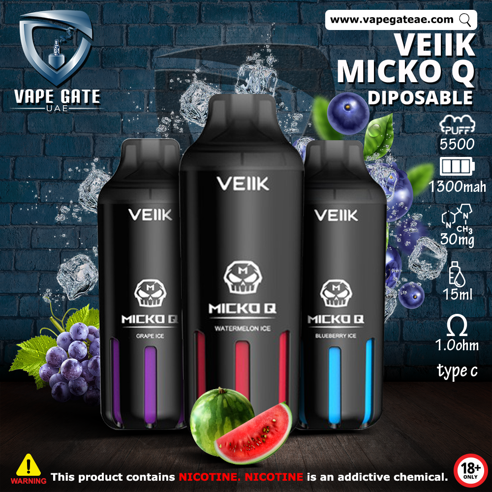 VEIIK MICKO Q DISPOSABLE Vape 5500 PUFFS (30mg)