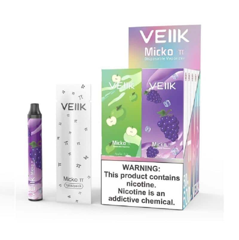 VEIIK MICKO π PIE DISPOSABLE 600 PUFFS (50mg)