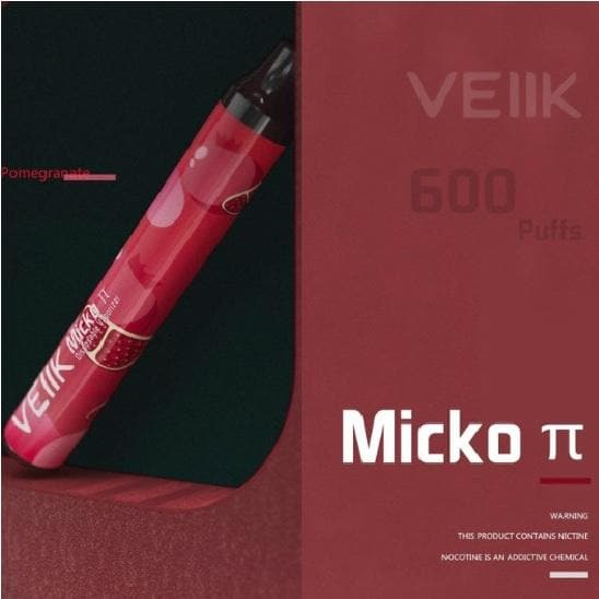 VEIIK MICKO π PIE DISPOSABLE 600 PUFFS (50mg)