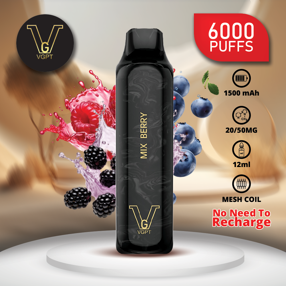 VGPT DISPOSABLE VAPE (6000 Puffs)