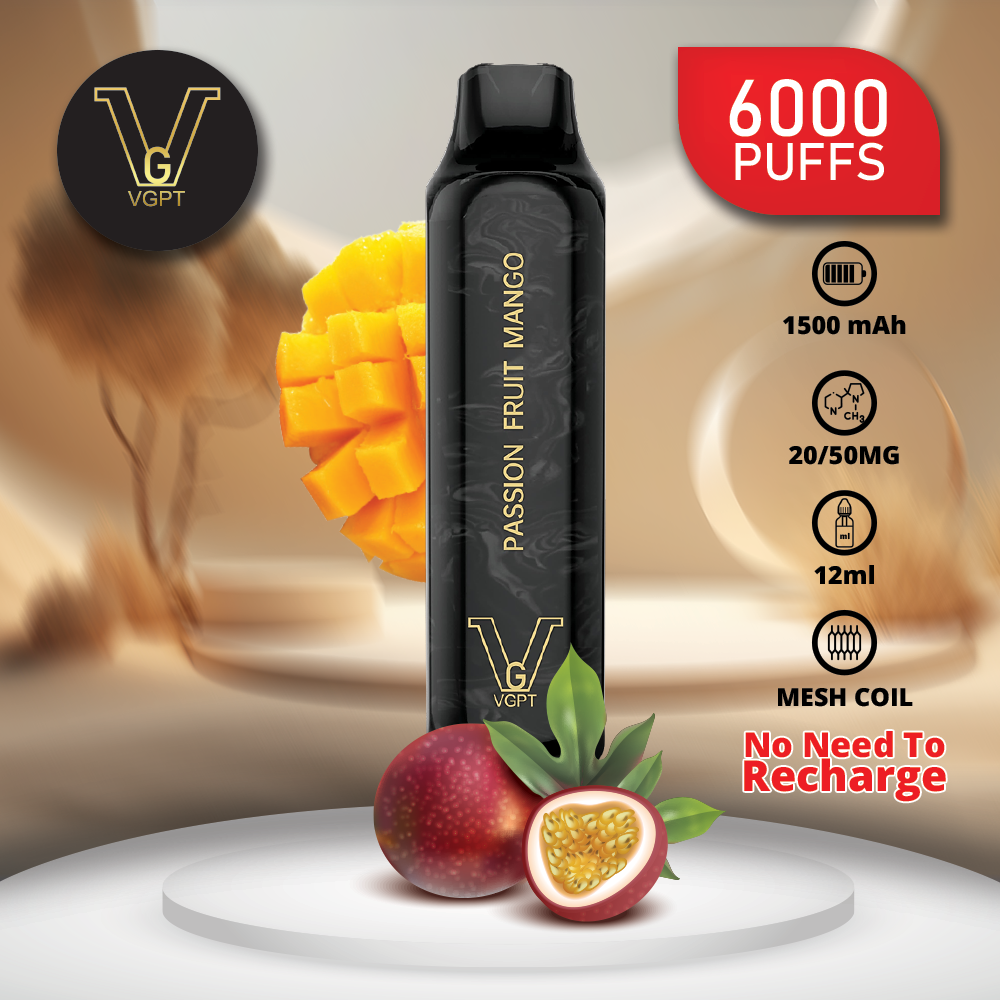 VGPT DISPOSABLE VAPE (6000 Puffs)
