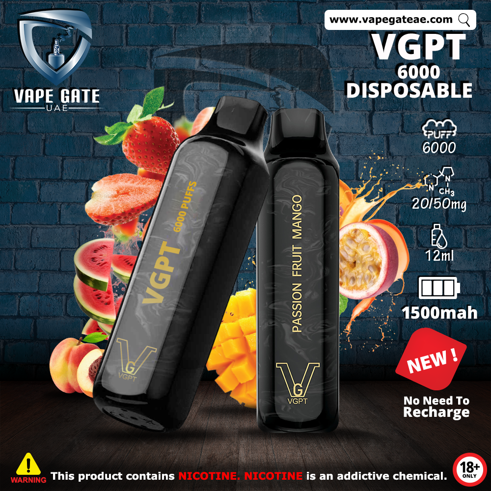 VGPT DISPOSABLE VAPE (6000 Puffs)