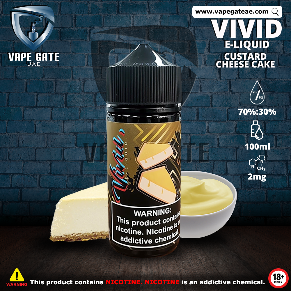 CUSTARD CHEESECAKE - VIVID ELIQUID 100ML