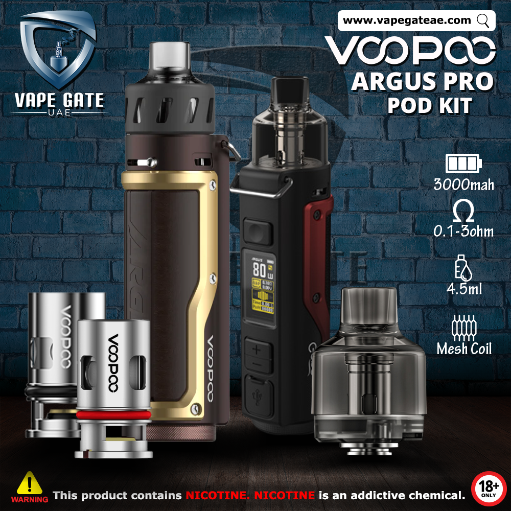VOOPOO ARGUS PRO 80W POD KIT 3000MAH WITH PNP TANK