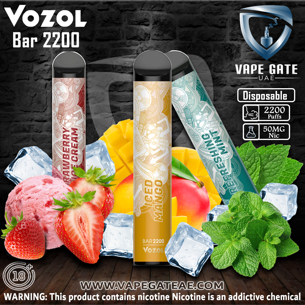 VOZOL Bar 2200 Disposable Kit 1100mAh