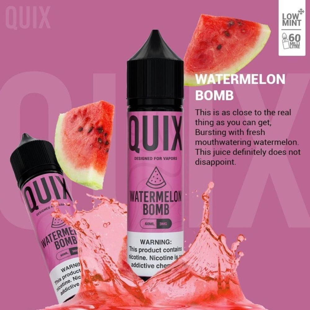 QUIX - WATERMELON BOMB 60ML ELIQUID