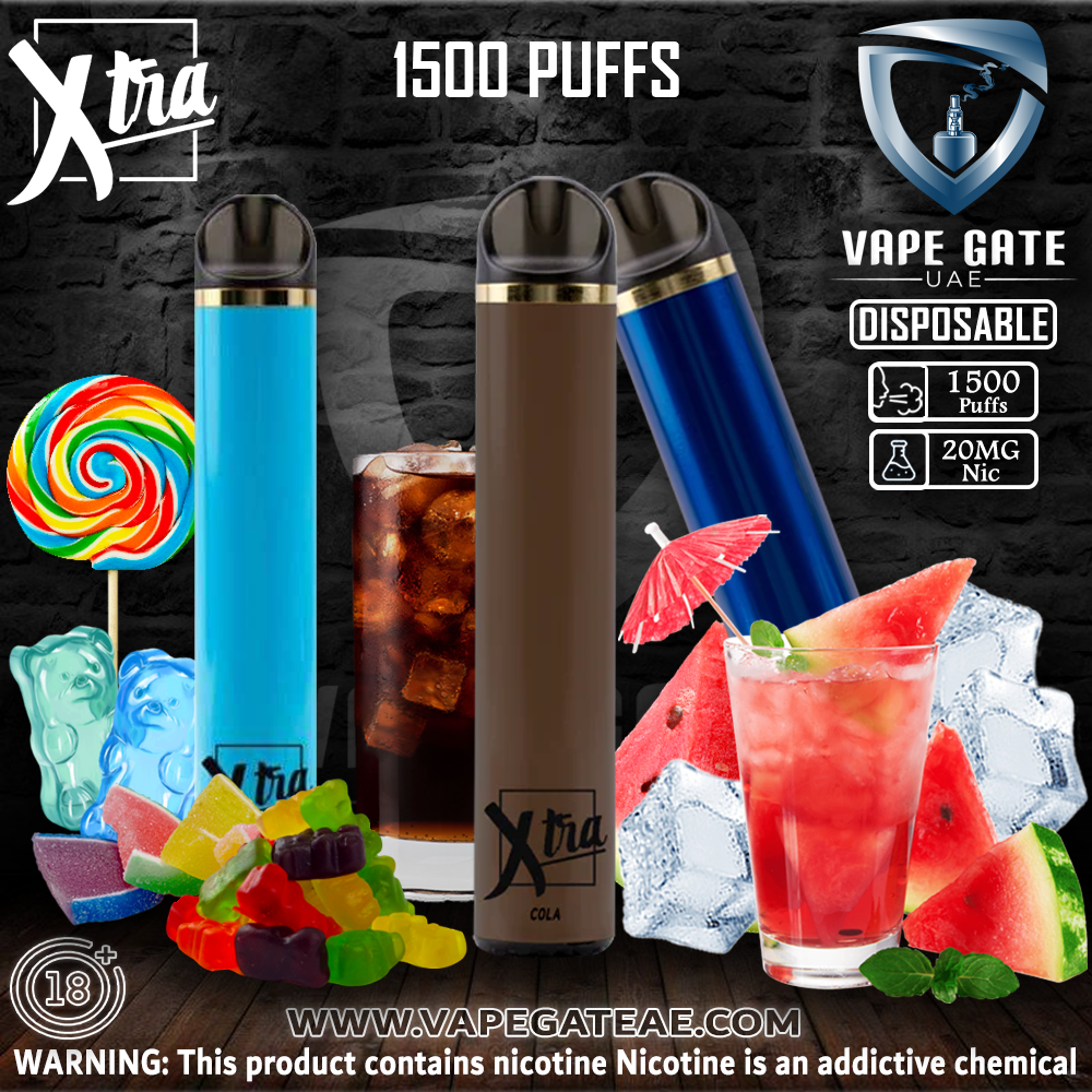 PUFF XTRA Disposable Vaporiser - 1500 puffs (20 mg)
