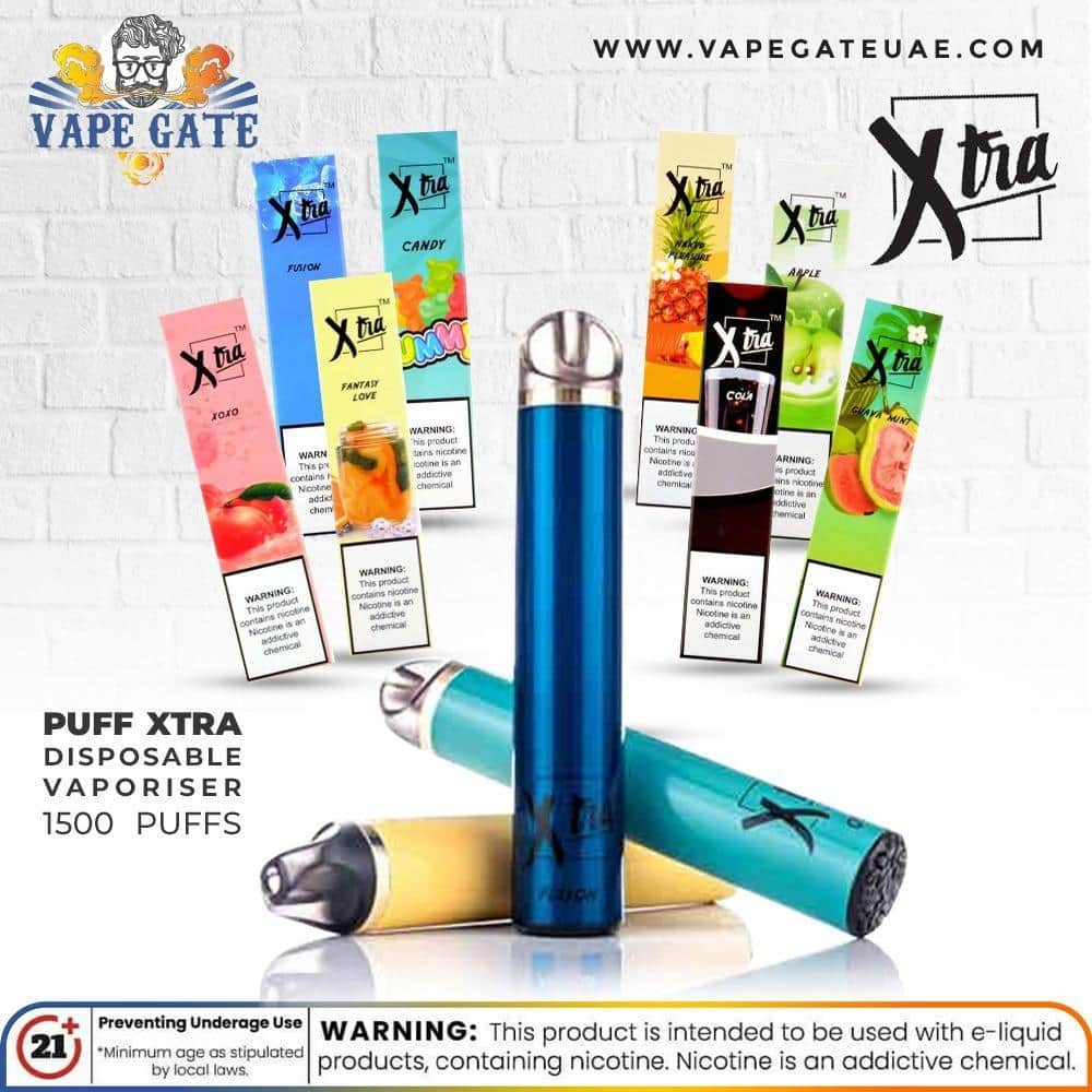 PUFF XTRA Disposable Vaporiser - 1500 puffs (20 mg)
