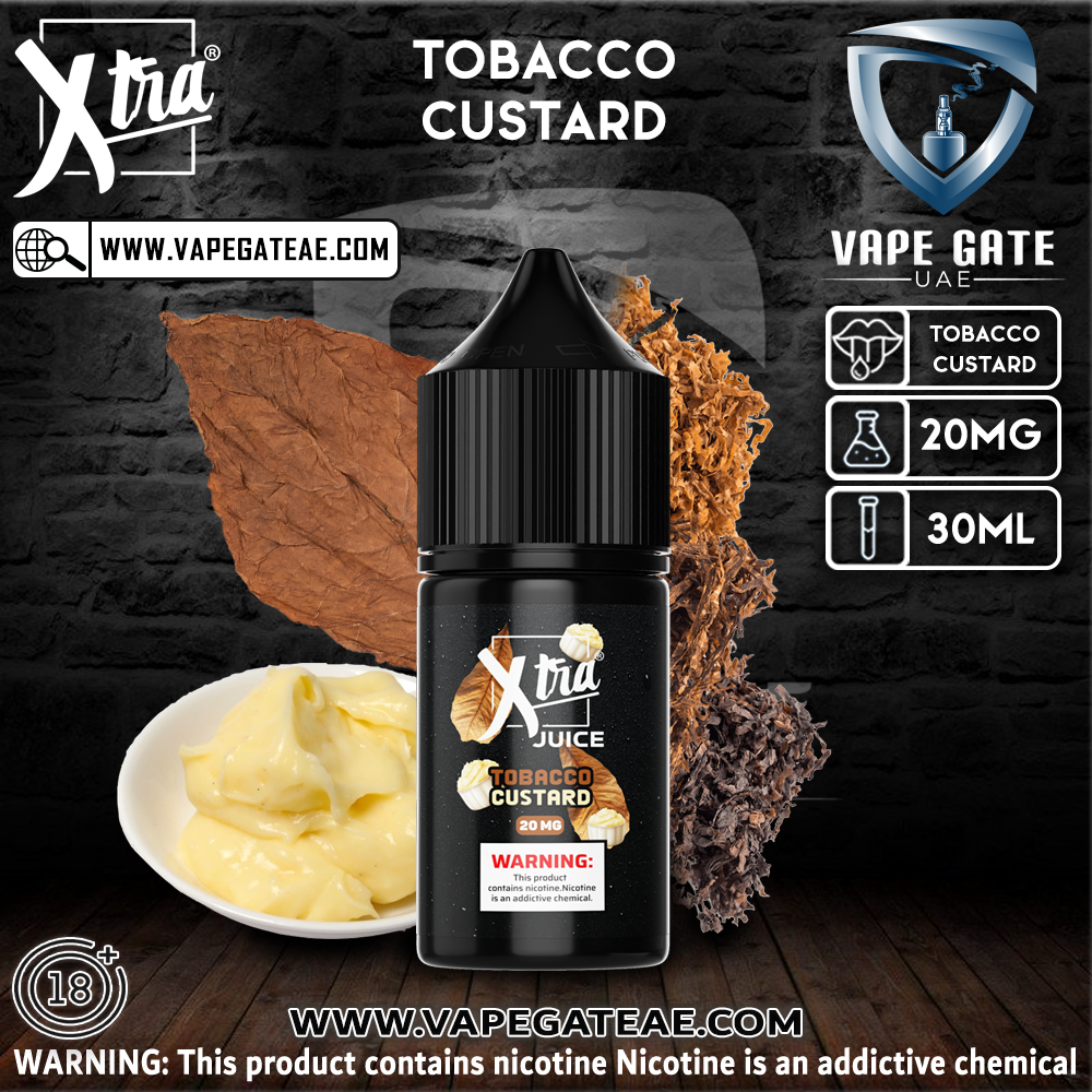 TOBACCO CUSTARD - XTRA SALTNIC 30ML