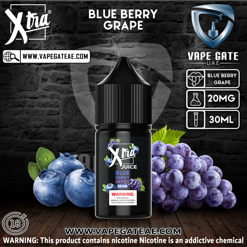 BLUEBERRY GRAPE - XTRA SALTNIC 30ML