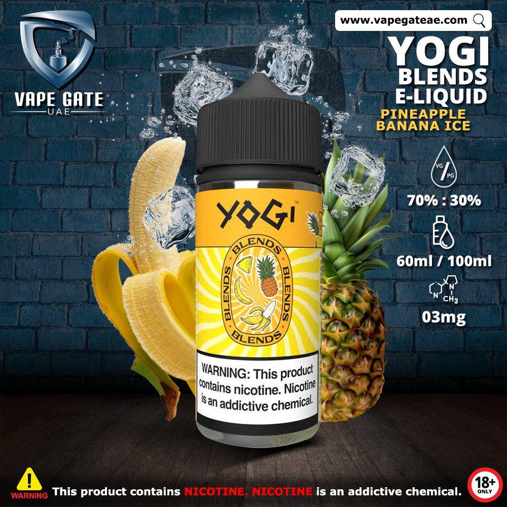 Yogi Blends E Liquid Banana Pineapple Ice