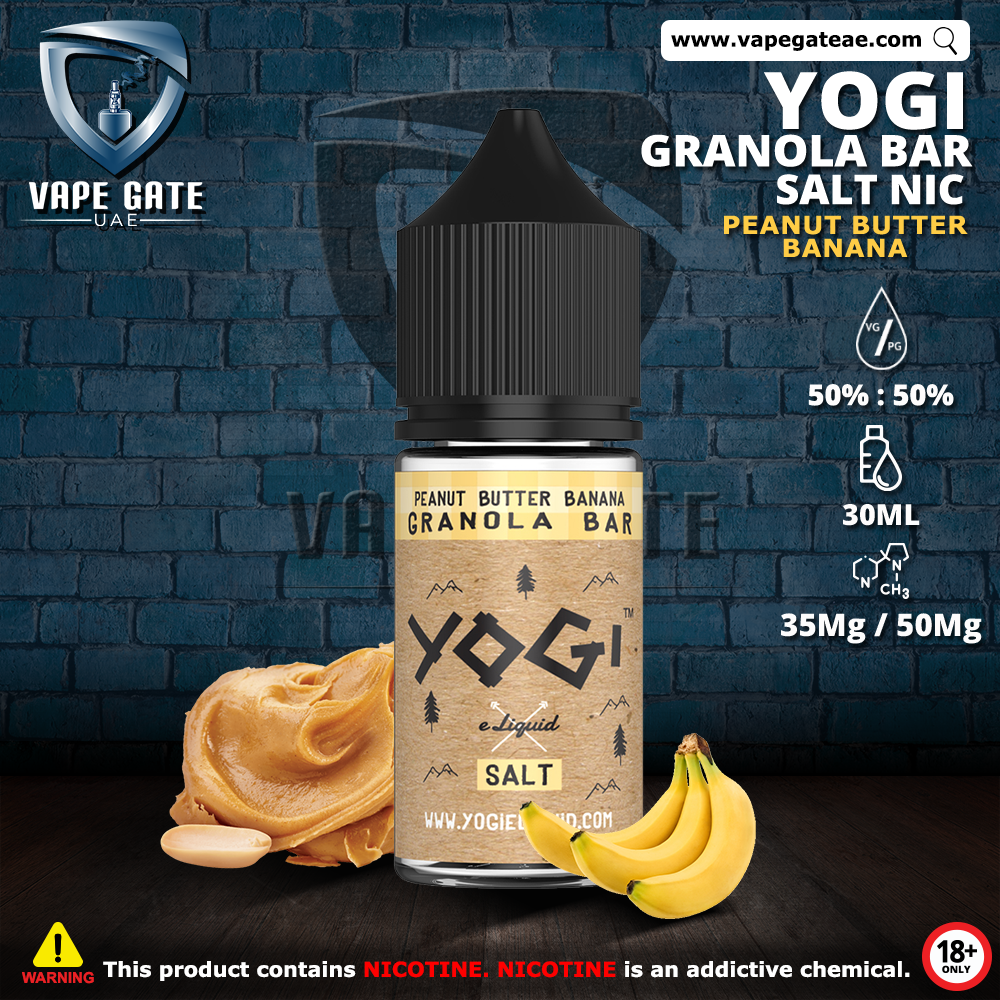 Yogi Granola Bar Peanut Butter Banana 30ml Saltnic