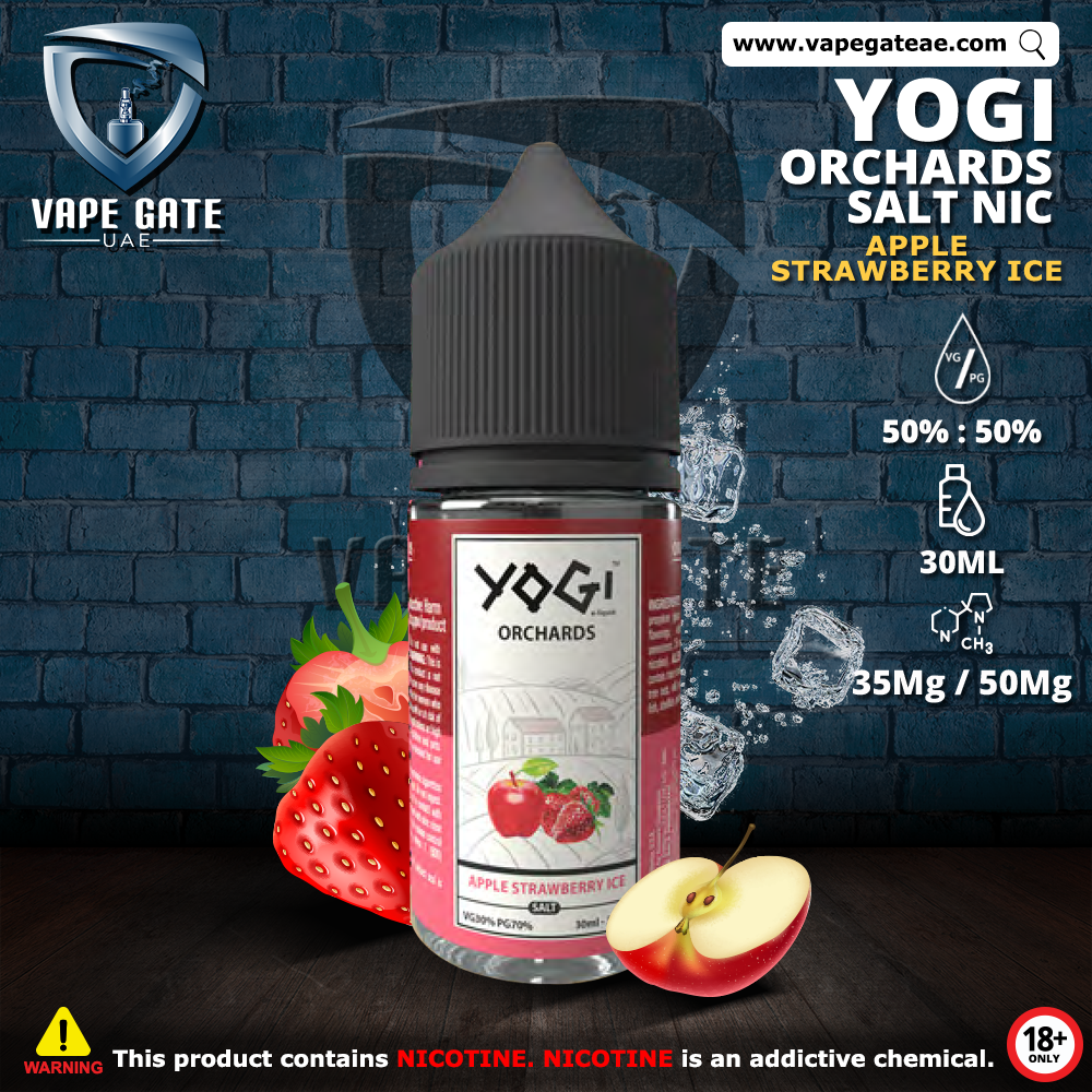 Yogi Orchards Apple Strawberry Ice 30ml Saltnic