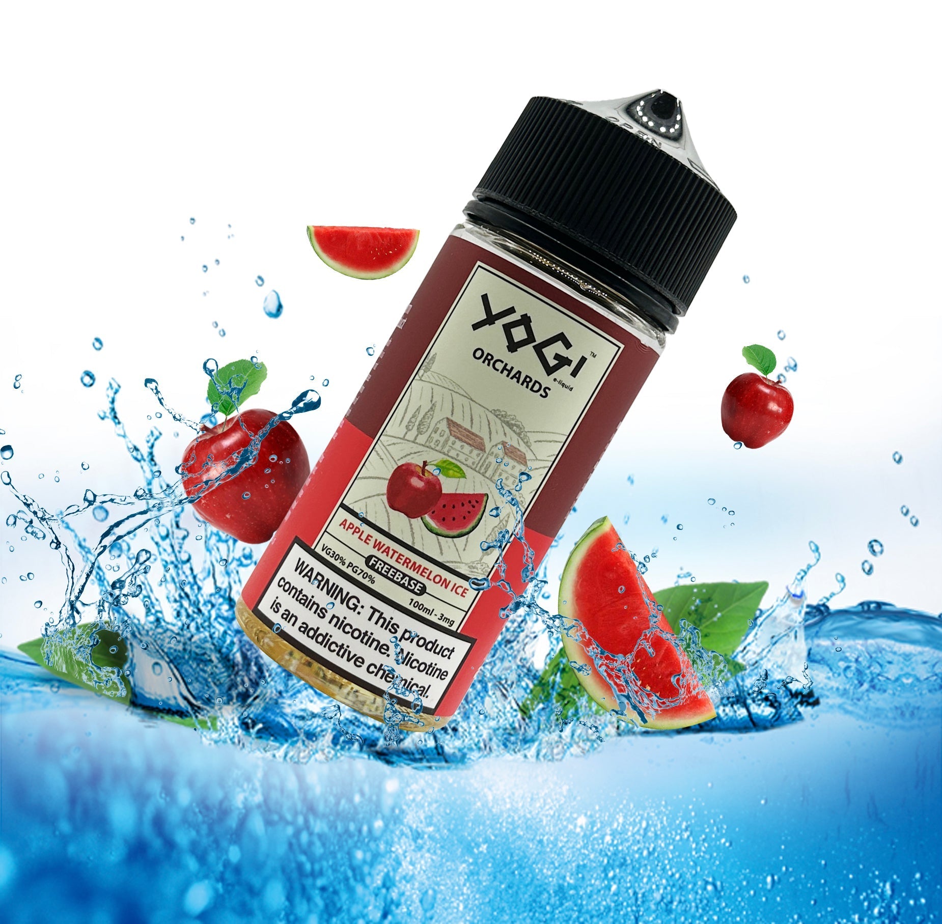 Yogi Orchards E Liquid Apple Watermelon Ice