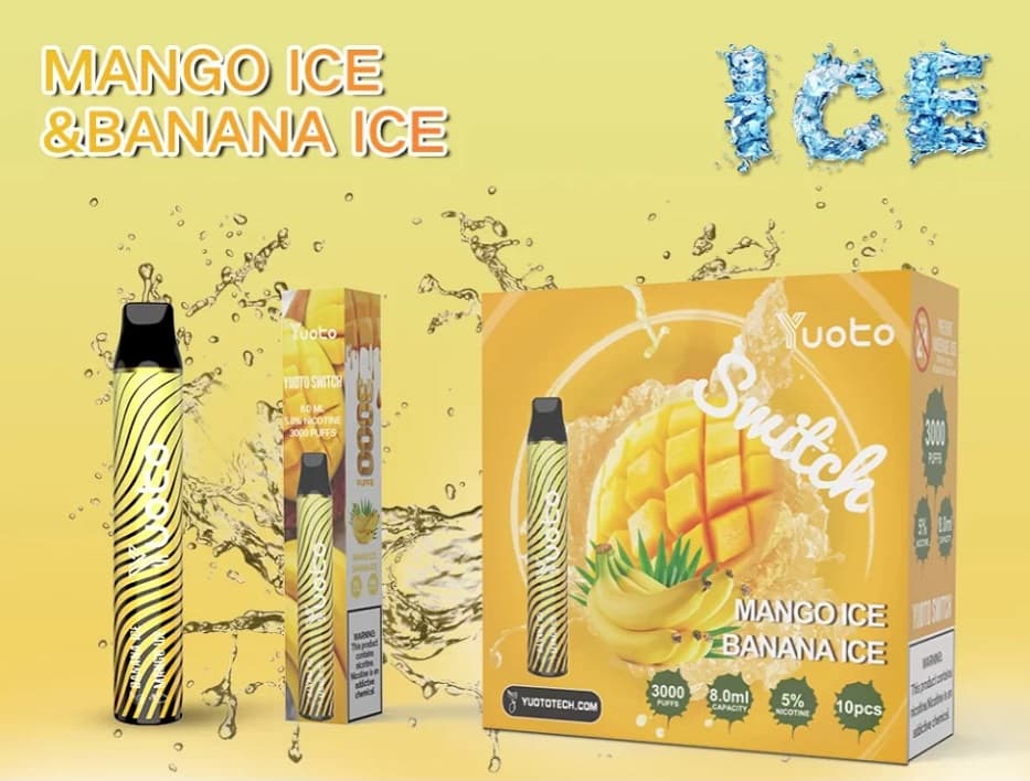 YUOTO SWITCH DISPOSABLE VAPE KIT (3000 PUFFS-1650MAH)