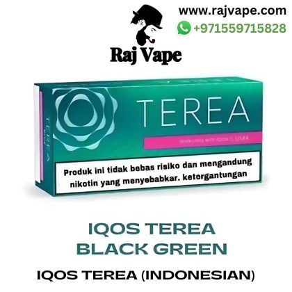 Iqos Terea black Green (Indonesian)