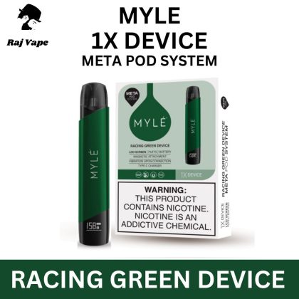 Myle racing Green 1x Device Meta pod System