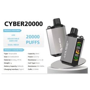 AAOK Cyber 20000 Puffs Disposable Vape in UAE Specifications