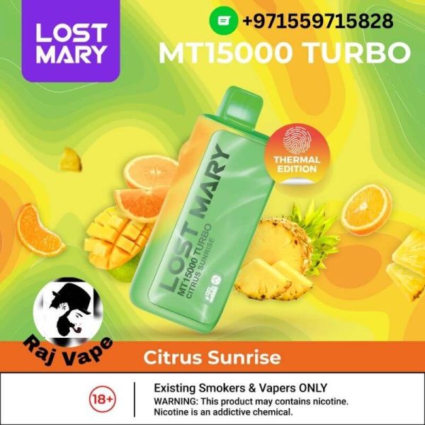 Lost Mary MT15000 TRUBO Citrus Sunrise