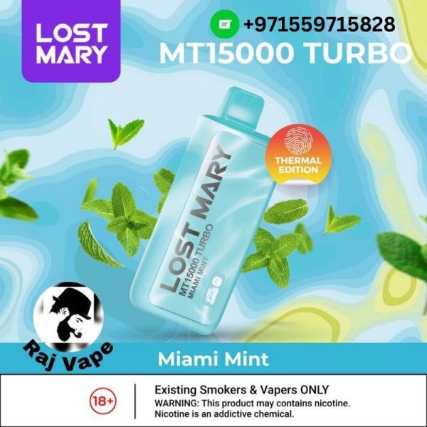 Lost Mary MT15000 TRUBO Miami Mint