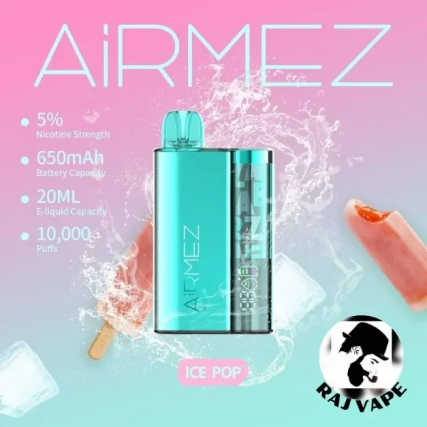 Airmez 10000 Puffs Disposable Vape Ice Pop Flavor in UAE